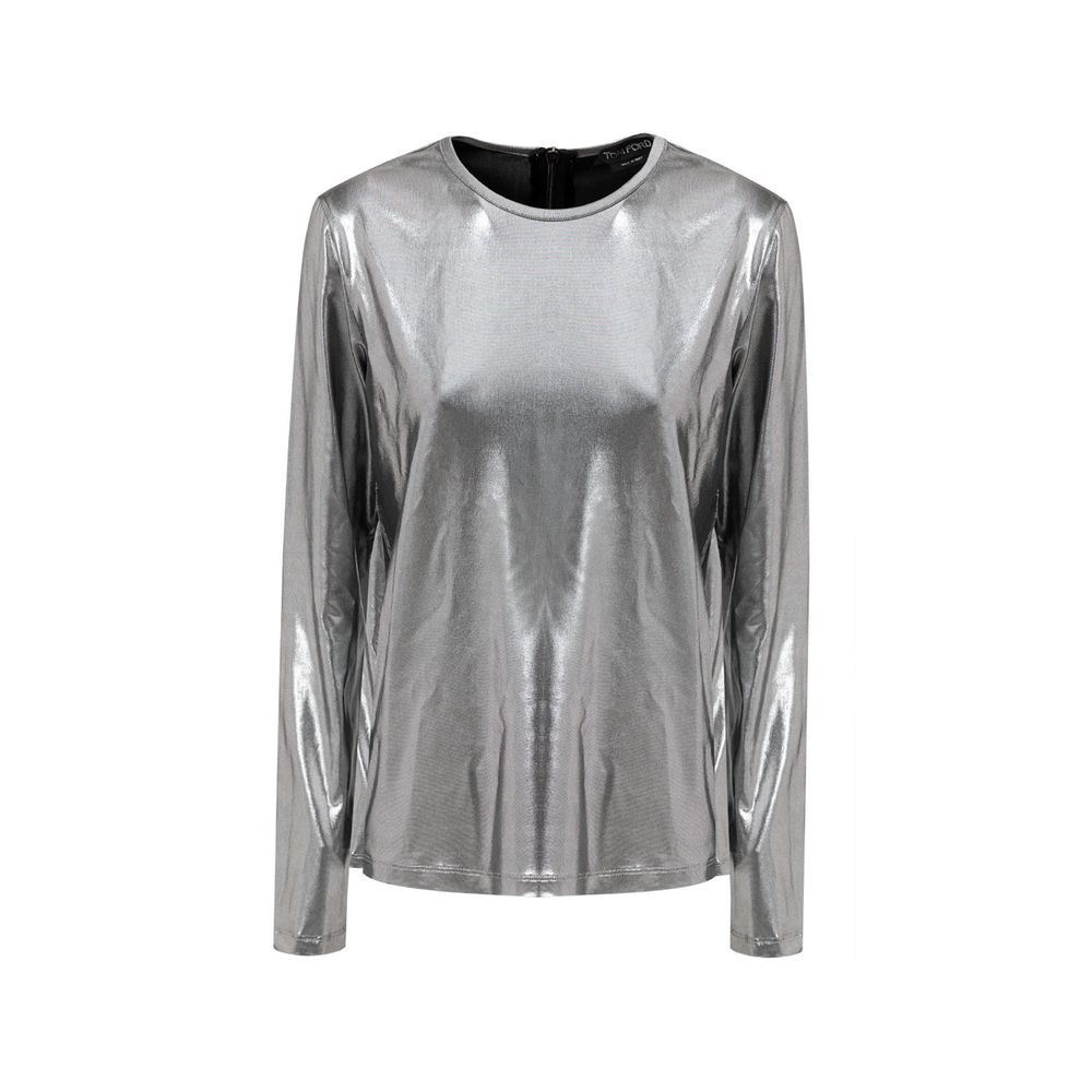 Gray Viscose Long Sleeve
