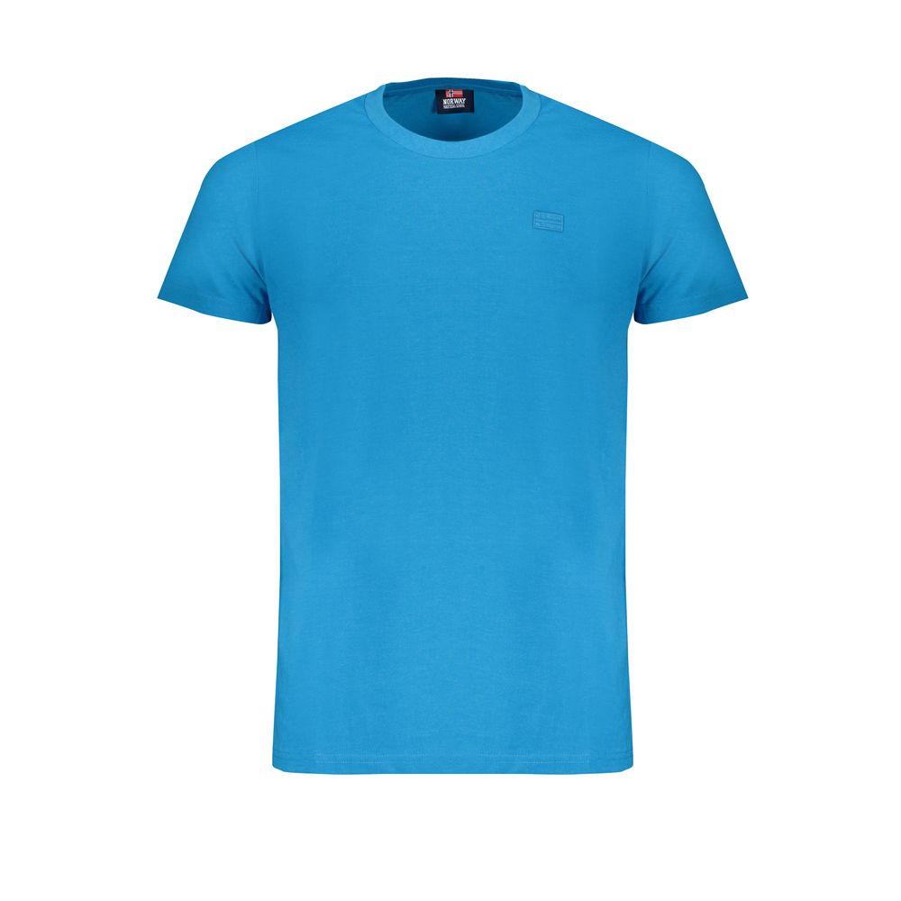 Blu Cotton Men T-Shirt