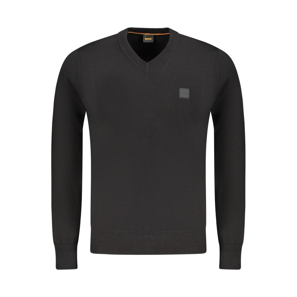 Black Cotton Sweater