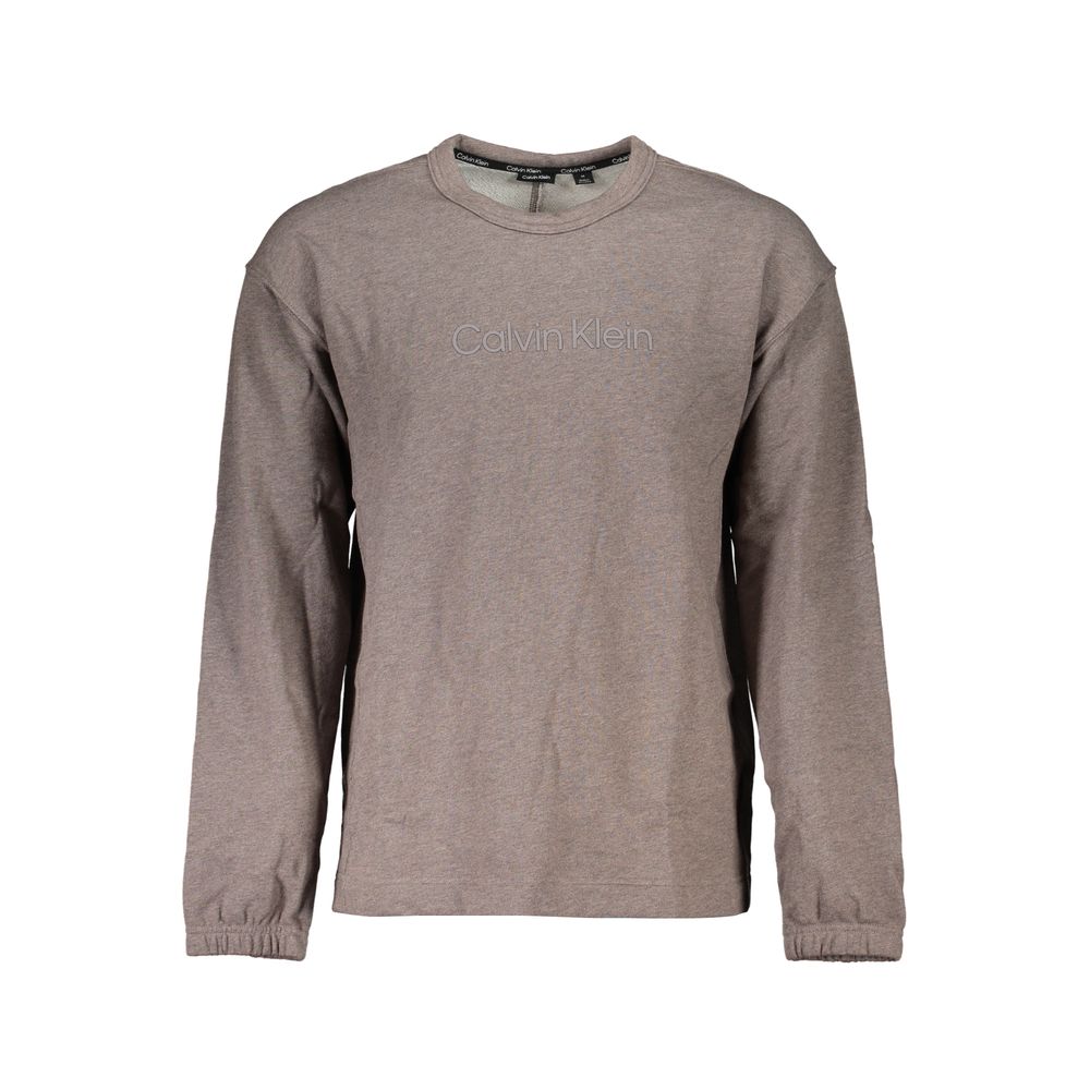 Marrone Cotton Men Sweatshirt