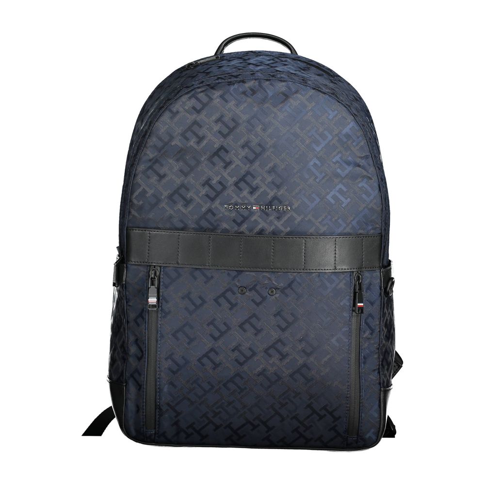 Blue Polyester Men Backpack 410045 tommy-hilfiger backpacks