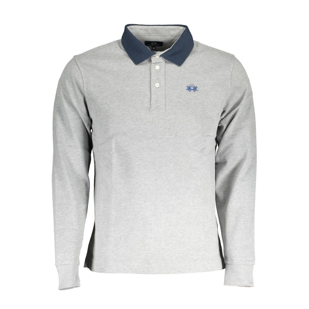 Brown Cotton Men Polo Shirt