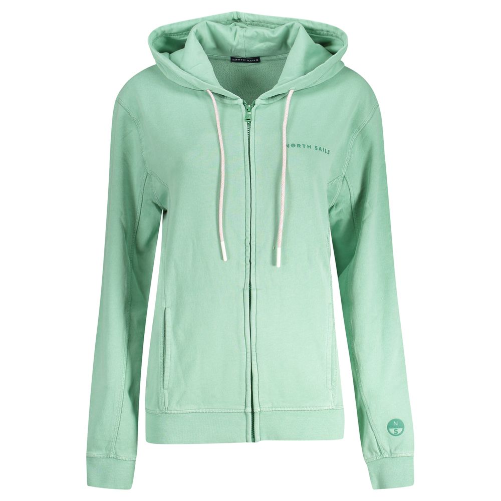 Green Cotton Women Sweater