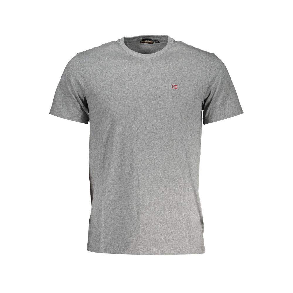 Brown Cotton Men T-Shirt