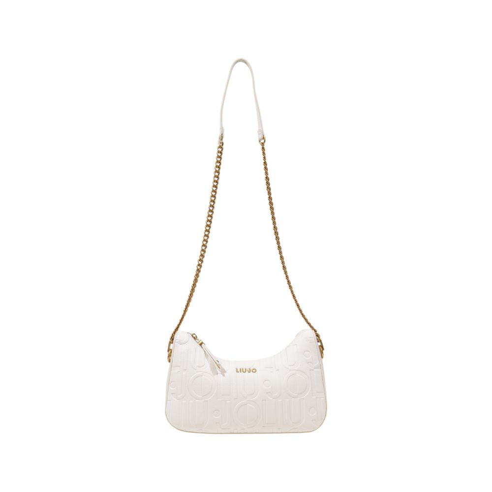 Cream Polyethylene Handbag