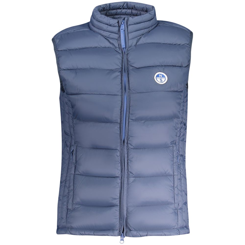 Blue Polyamide Jackets & Coat