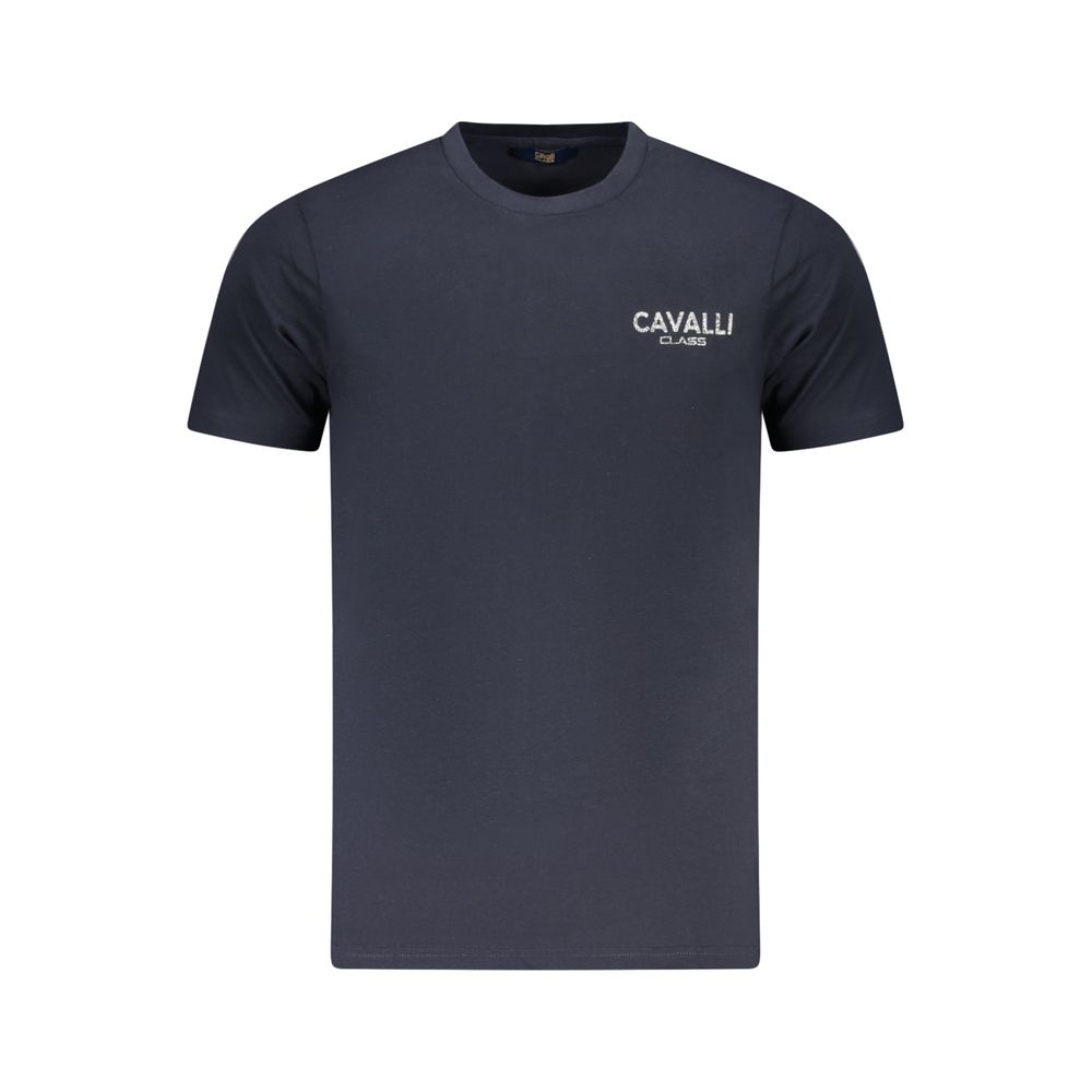 Blu Cotton Men T-Shirt