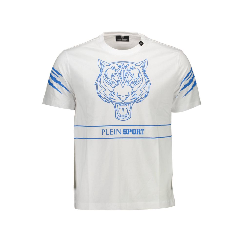 White Cotton Men's T-Shirt