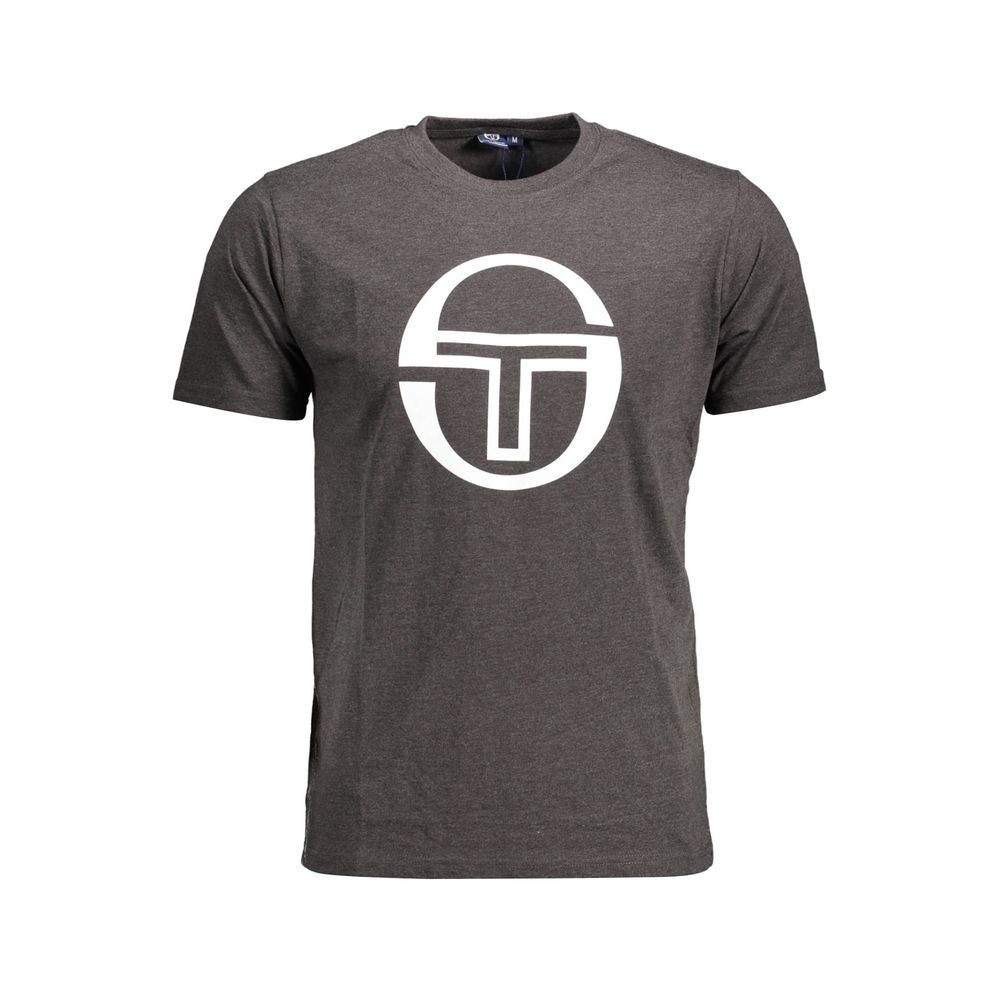 Brown Cotton Men T-Shirt