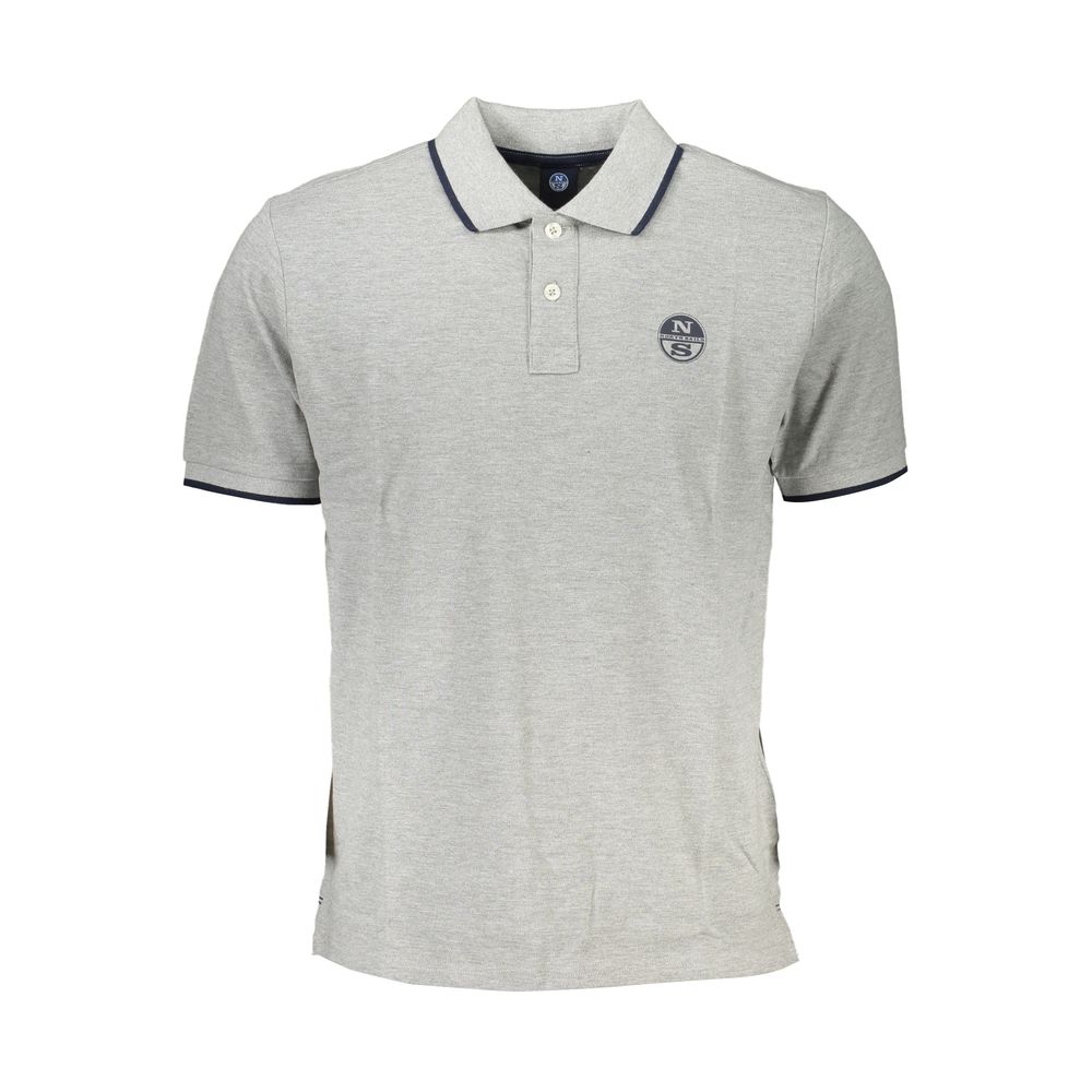 Brown Cotton Men Polo Shirt