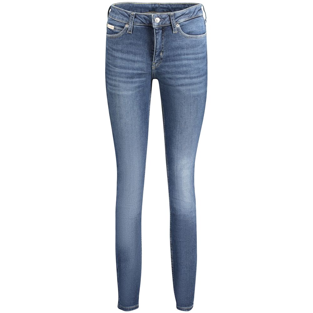 Blu Cotton Women Jeans
