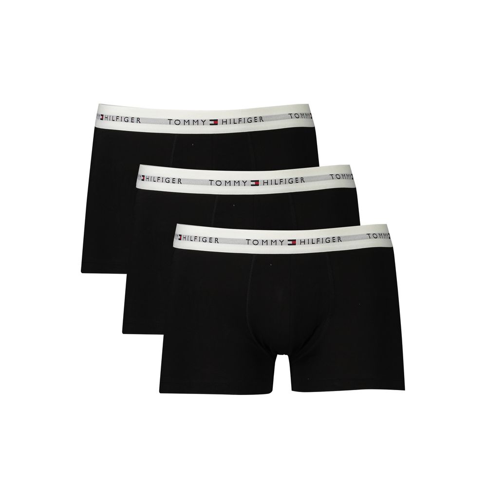 Black Cotton Men Boxer