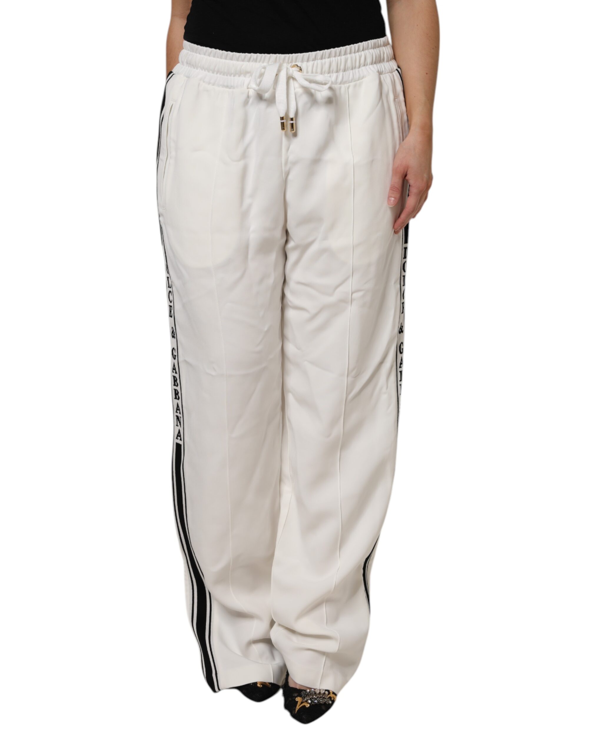 White Jogger Sweatpants Pants