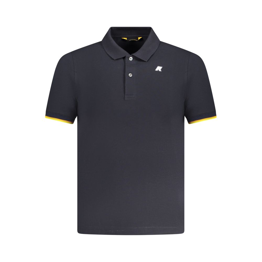 Blue Cotton Polo Shirt