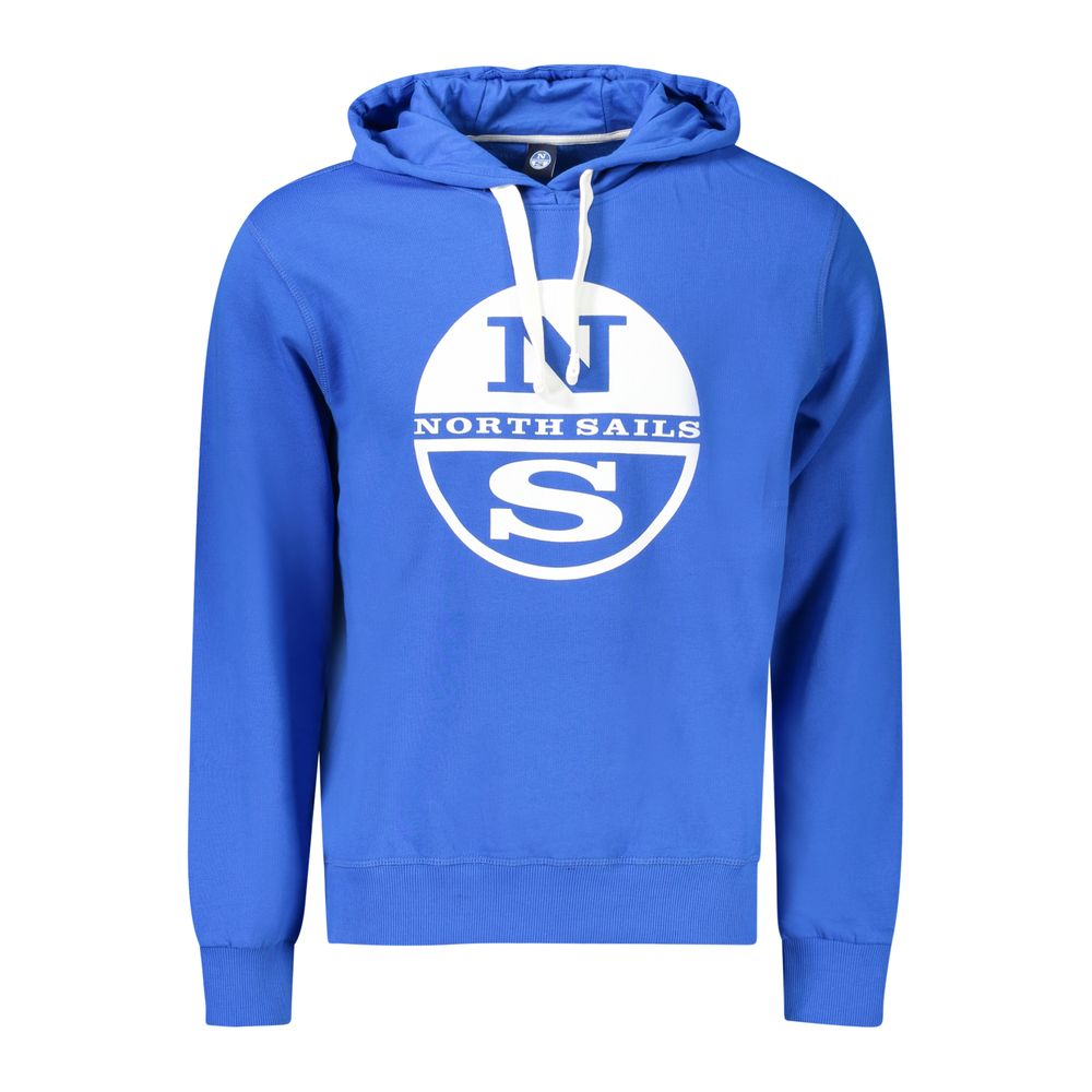 Blue Cotton Men's Sweater