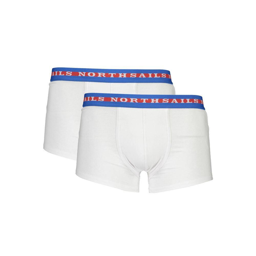 White Cotton Men Boxer