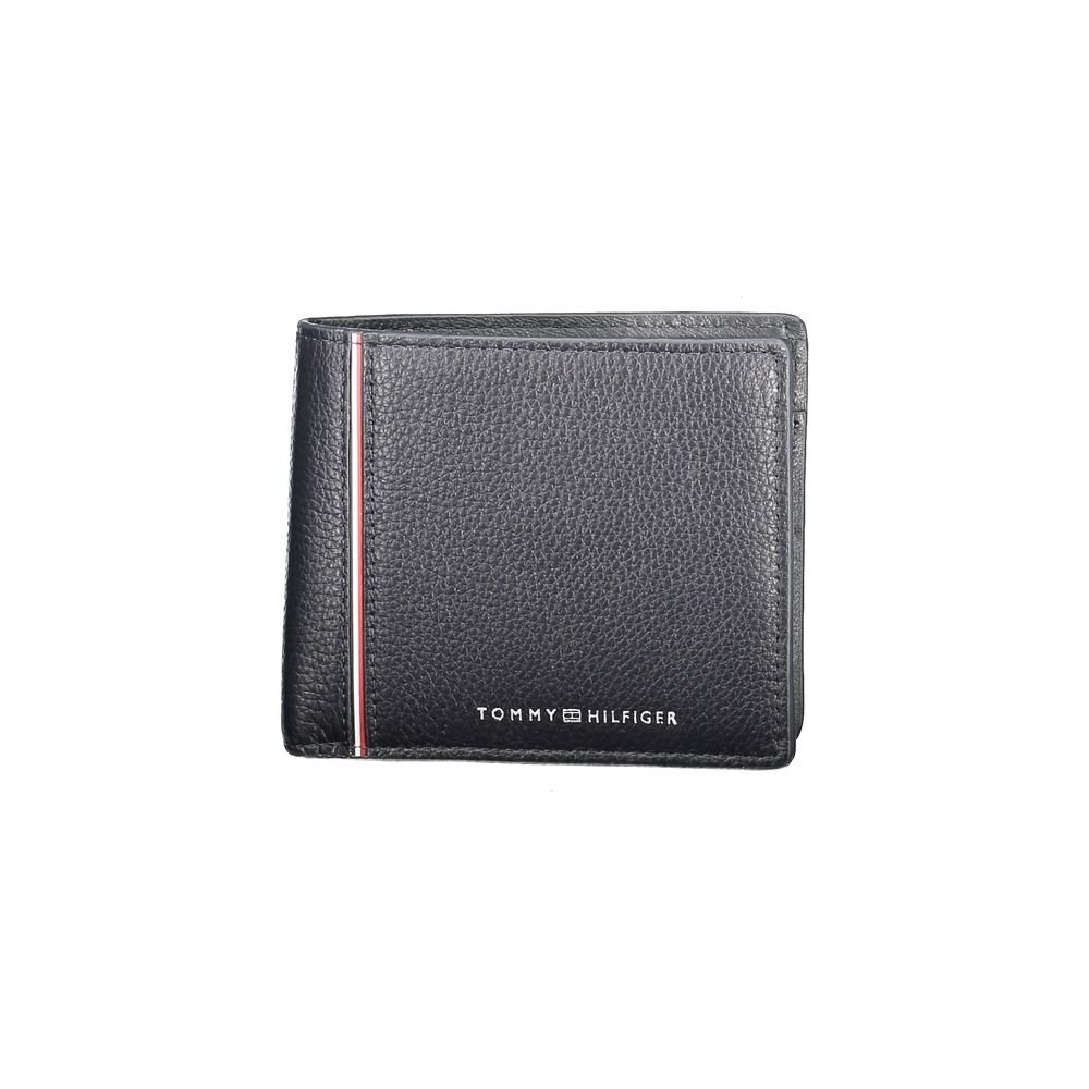 Blue Leather Men Wallet