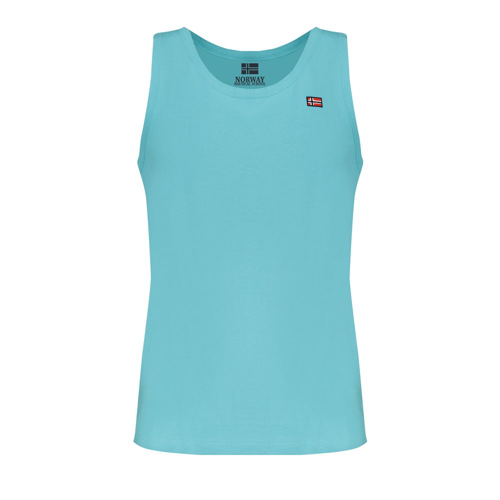 Light Blue Cotton Men Shirt