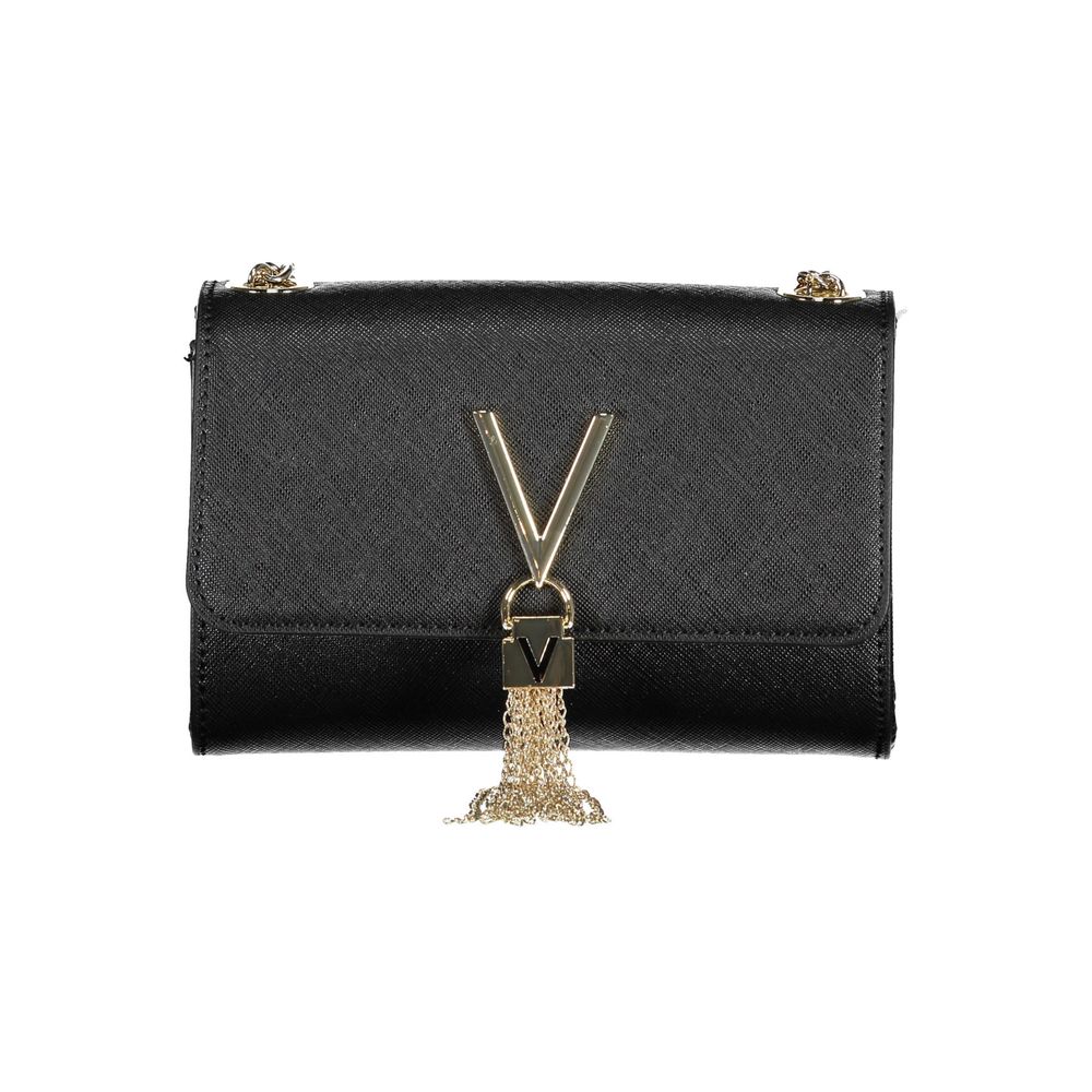 Black Polyethylene Women Handbag