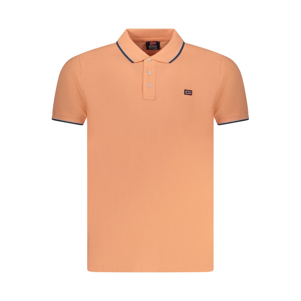 Pink Cotton Men's Polo Shirt