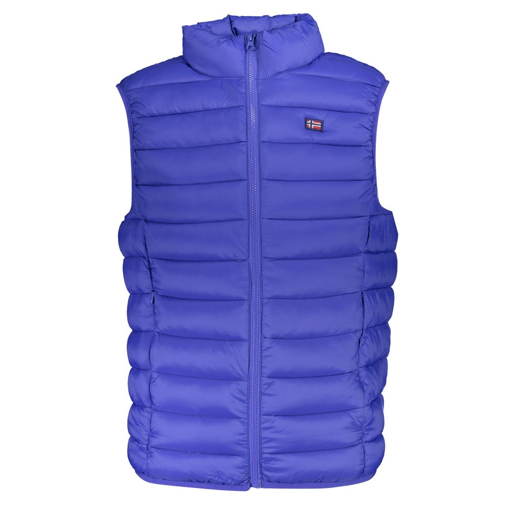 Blu Poliammide Men Vest