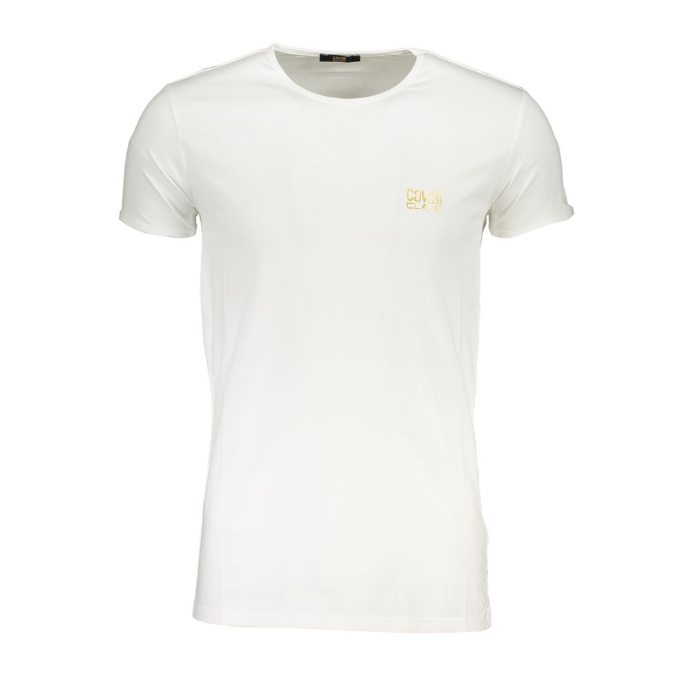 White Cotton Men's T-Shirt