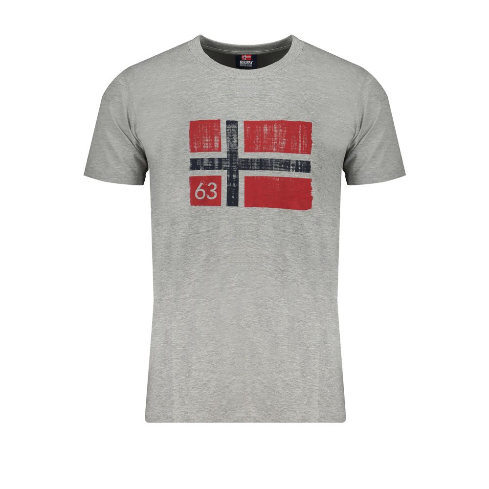 Brown Cotton Men T-Shirt