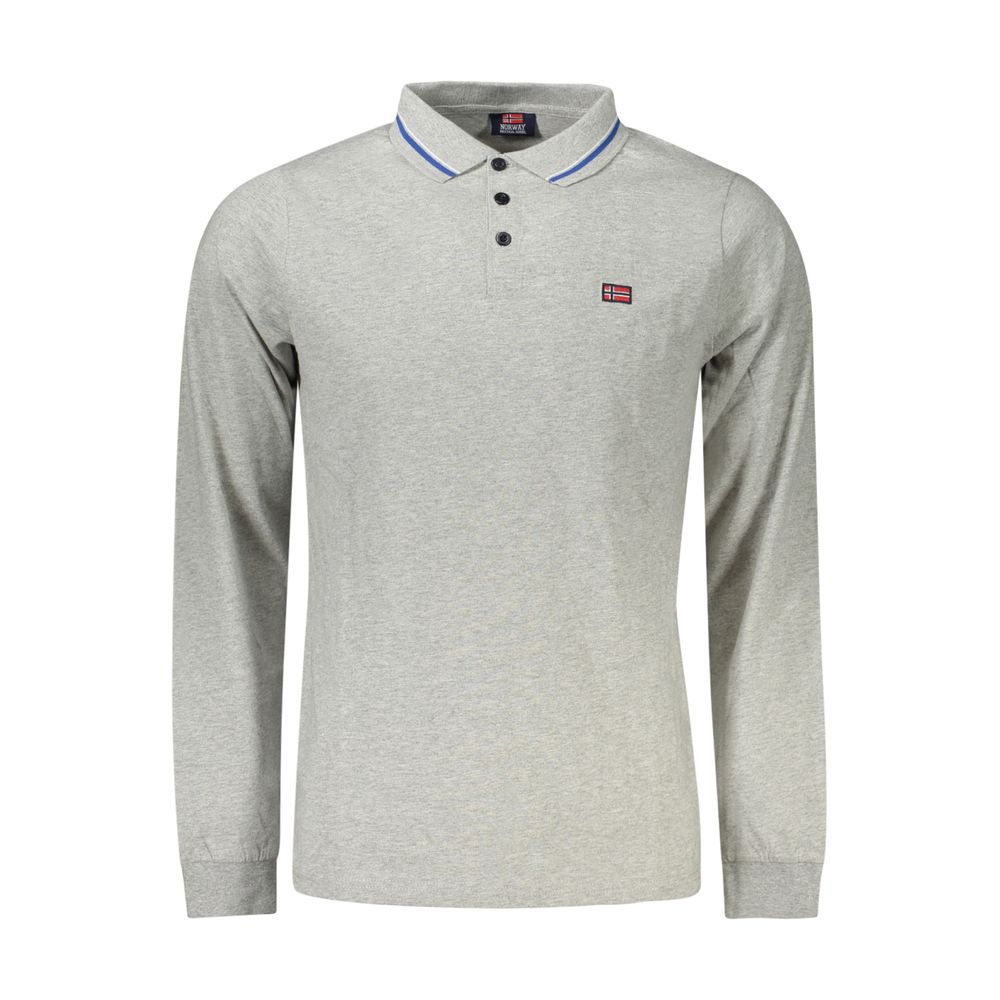 Brown Cotton Men Polo Shirt