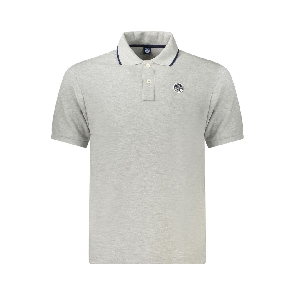Brown Cotton Men Polo Shirt