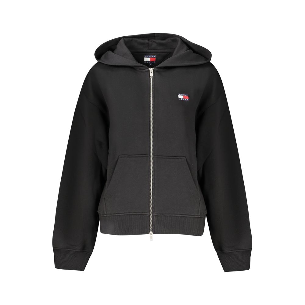 Black Cotton Women Sweater