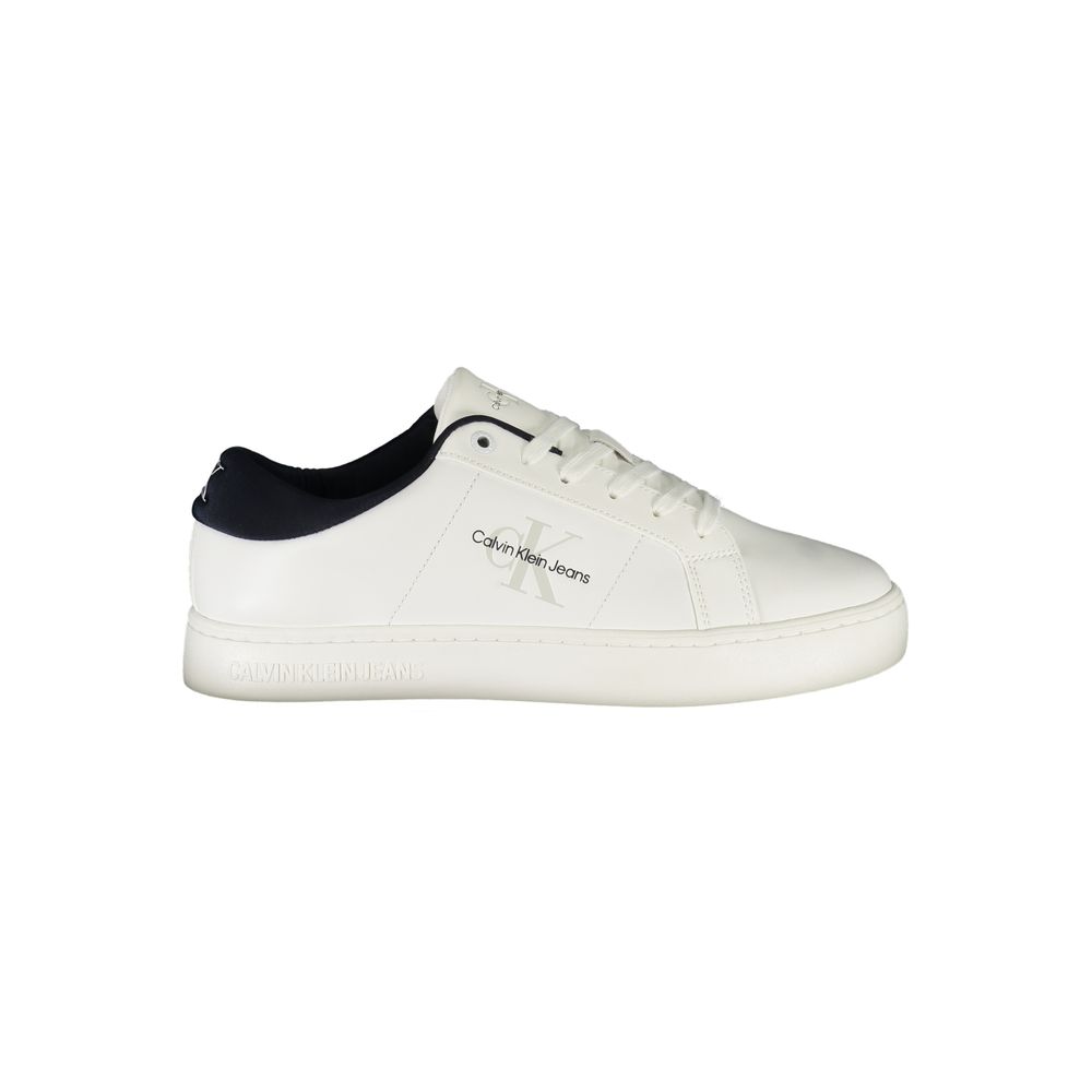 Bianco Polyurethane Men Sneaker