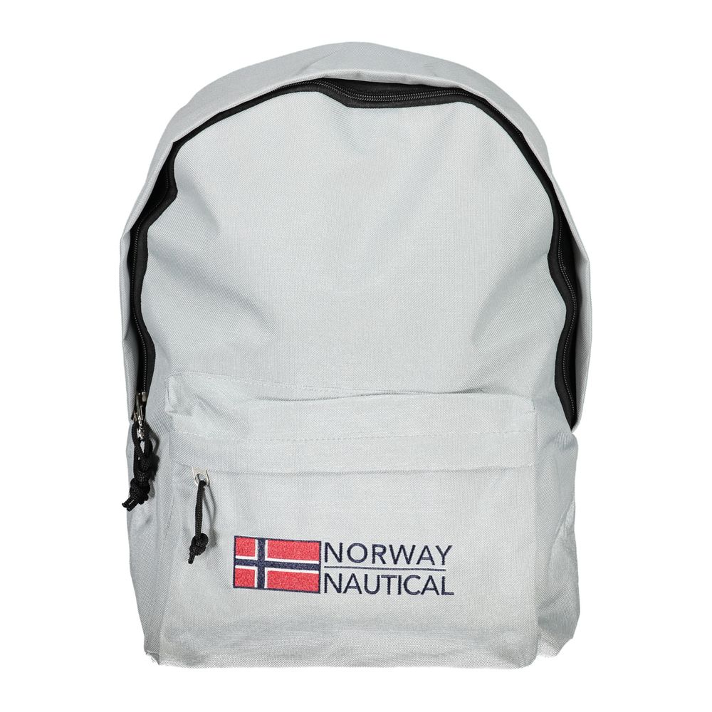 Brown Polyester Men Backpack