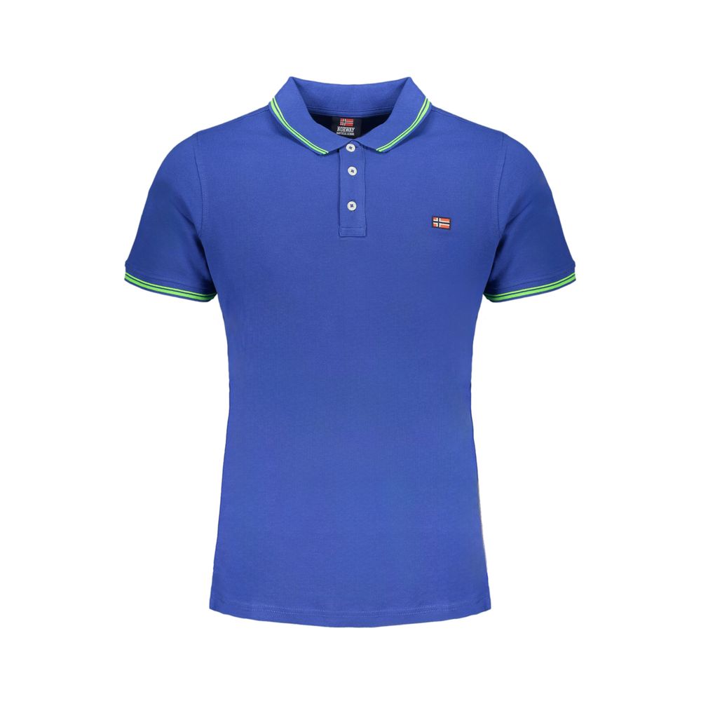 Blu Cotton Men Polo