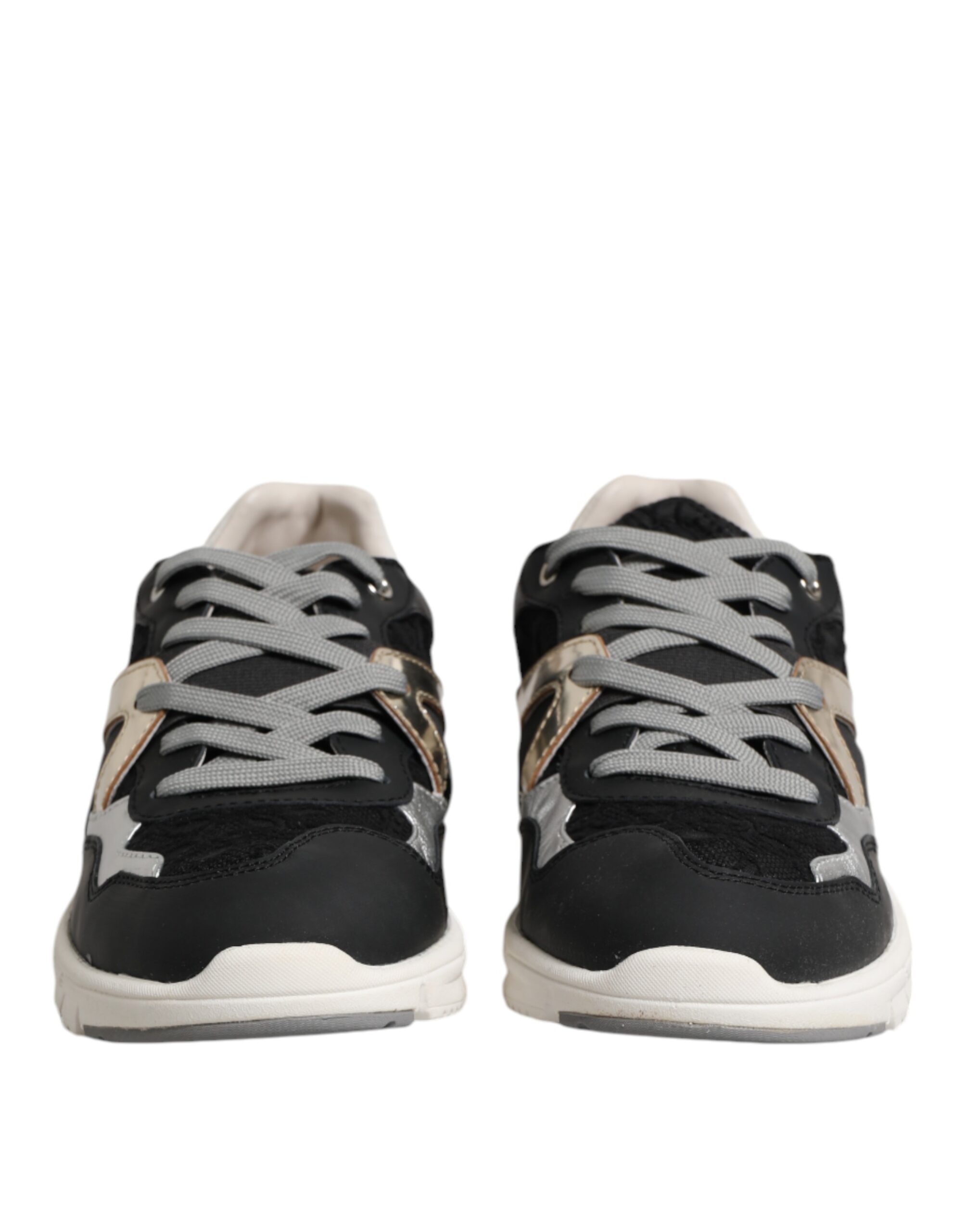 Multicolor Leather Suede Low Top Sneaker Shoes