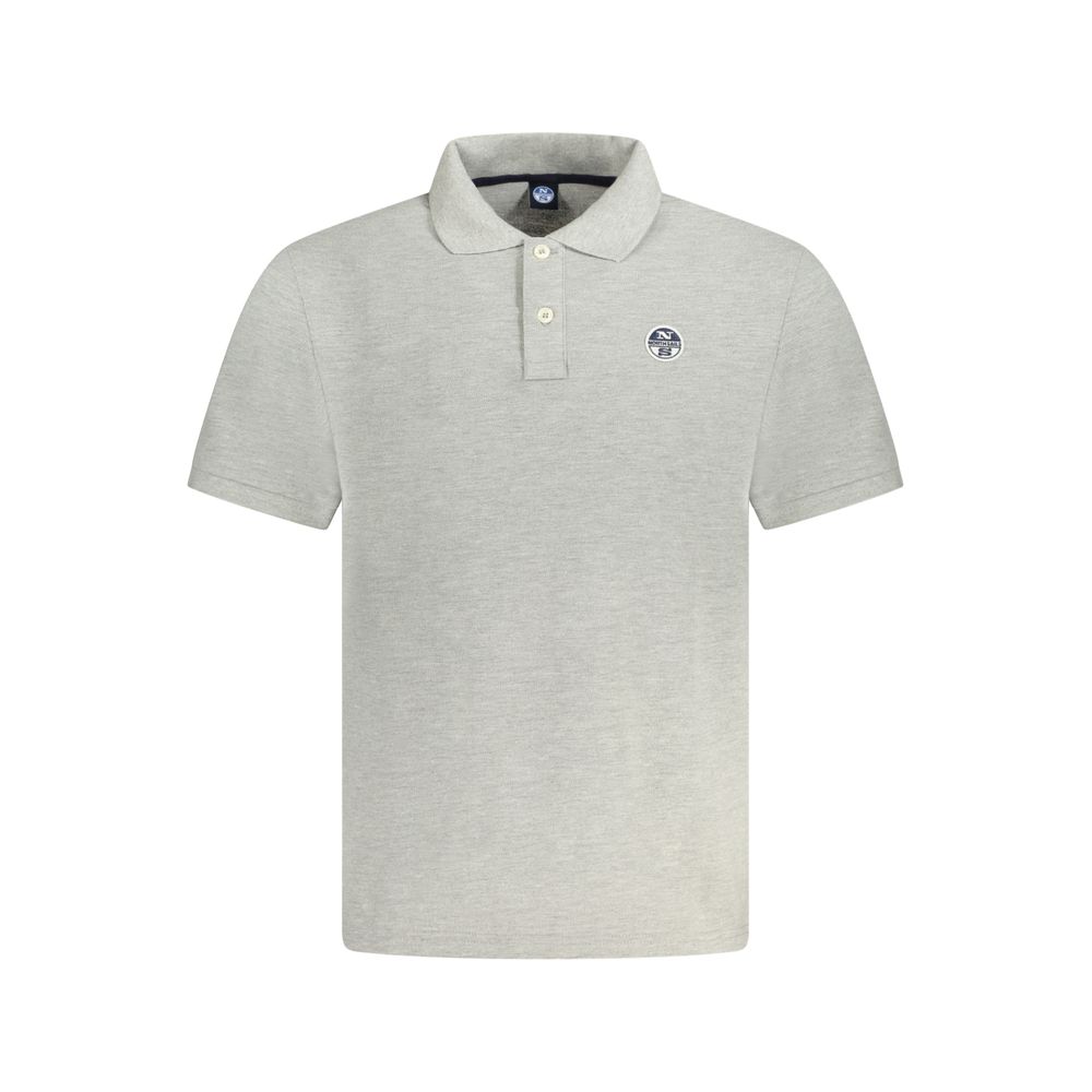 Brown Cotton Men Polo Shirt