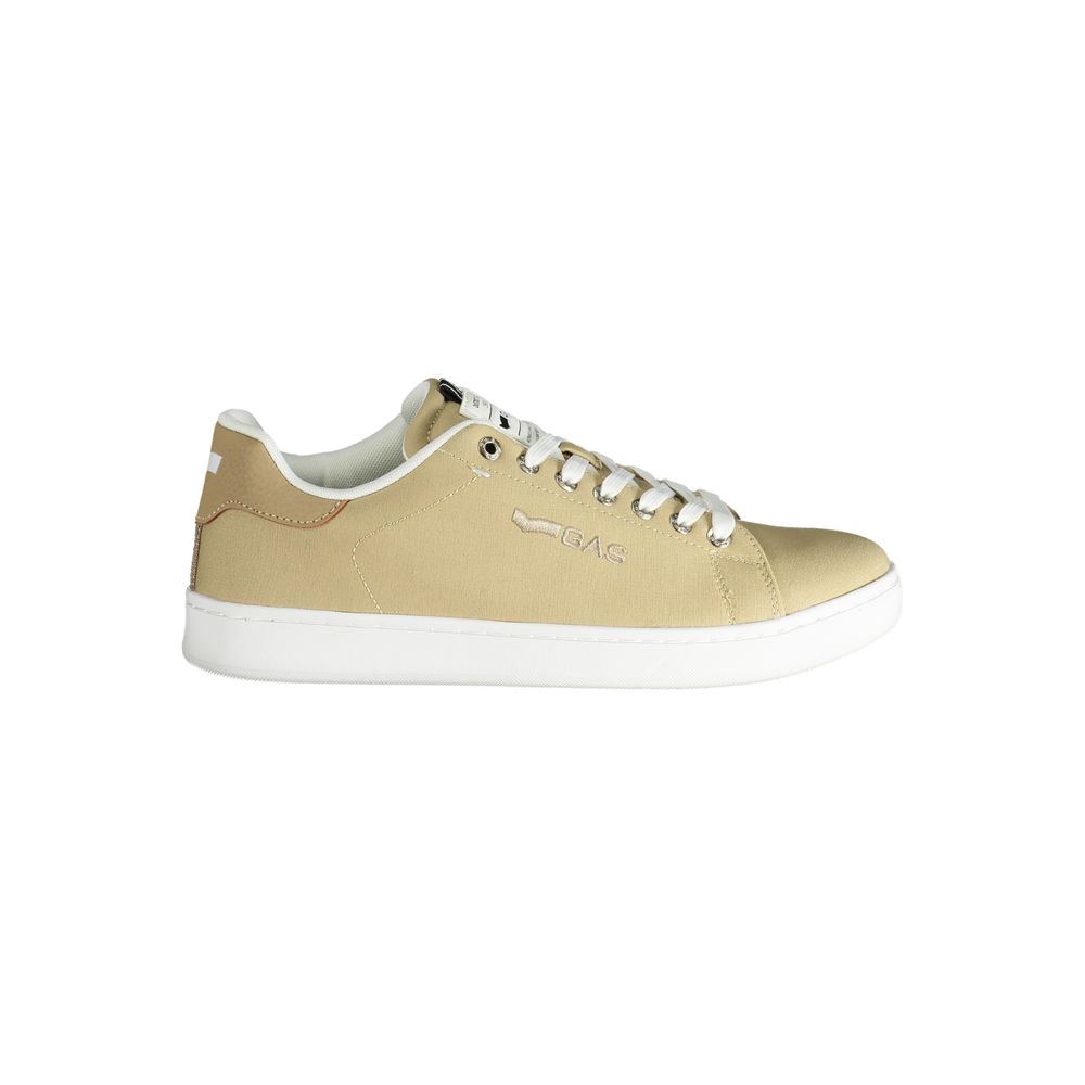 Beige Polyester Men Sneaker
