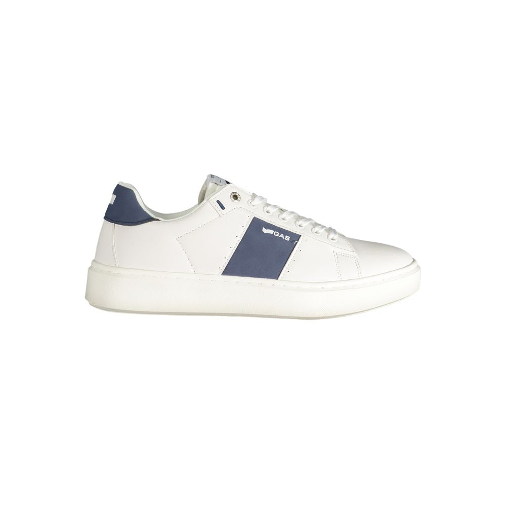 White Polyester Men Sneaker