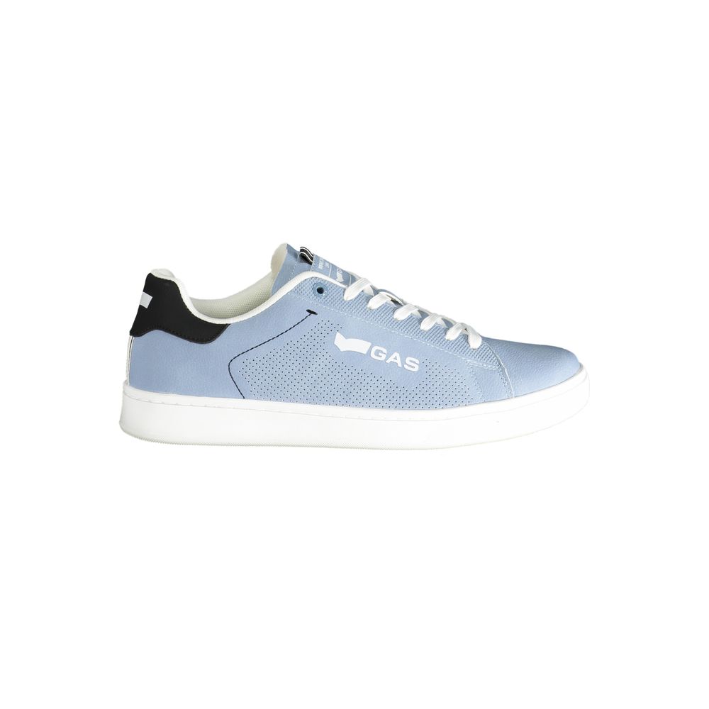 Blue Polyester Men Sneaker