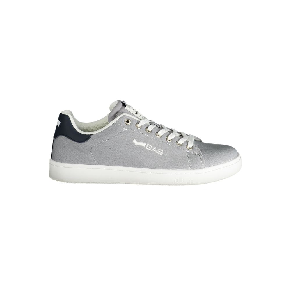Gray Polyester Mens Sneaker