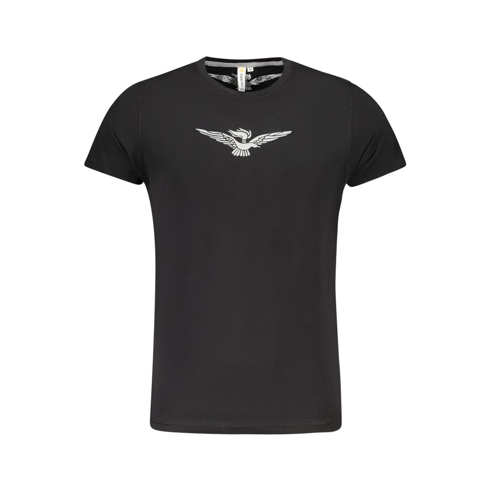 Black Cotton T-Shirt