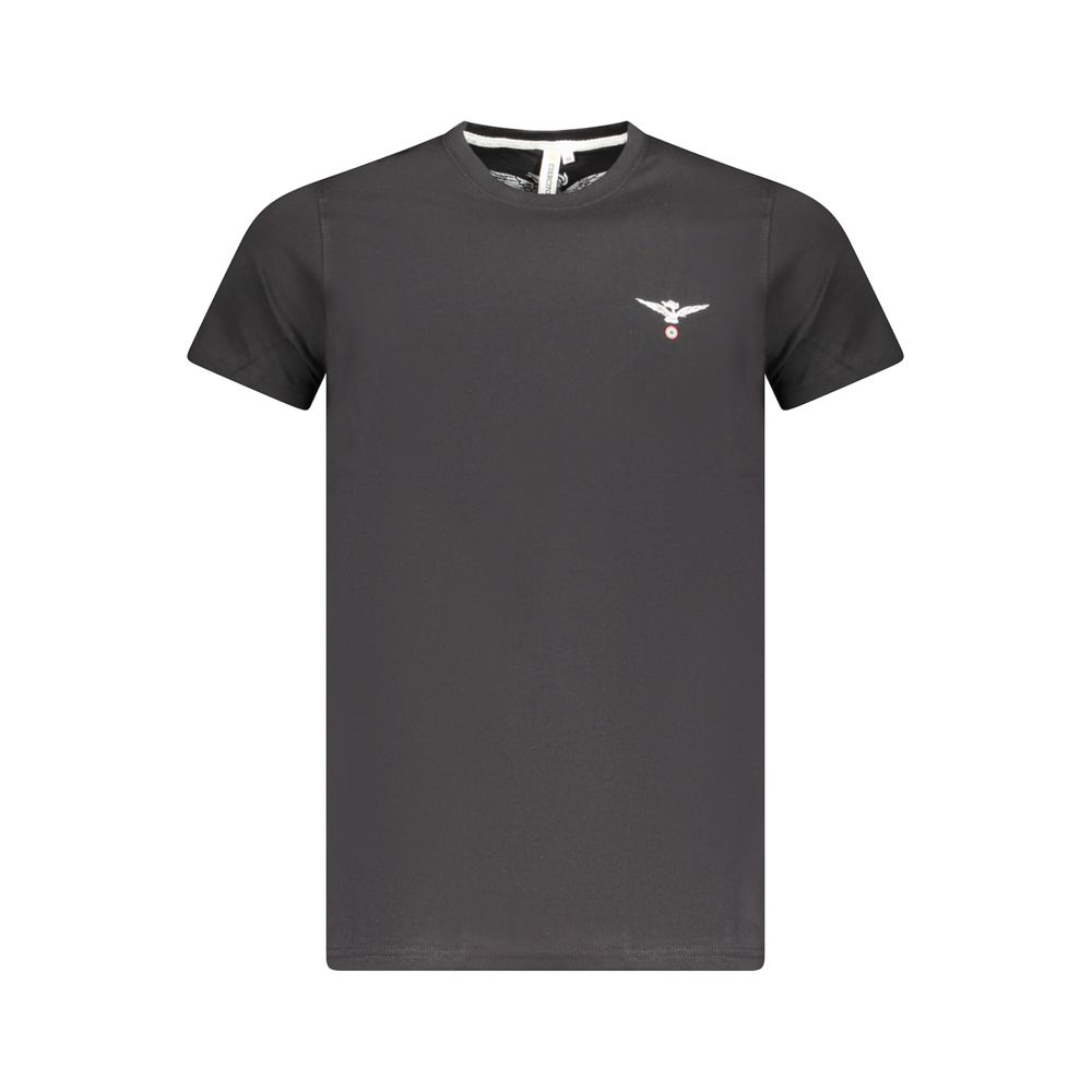 Black Cotton T-Shirt