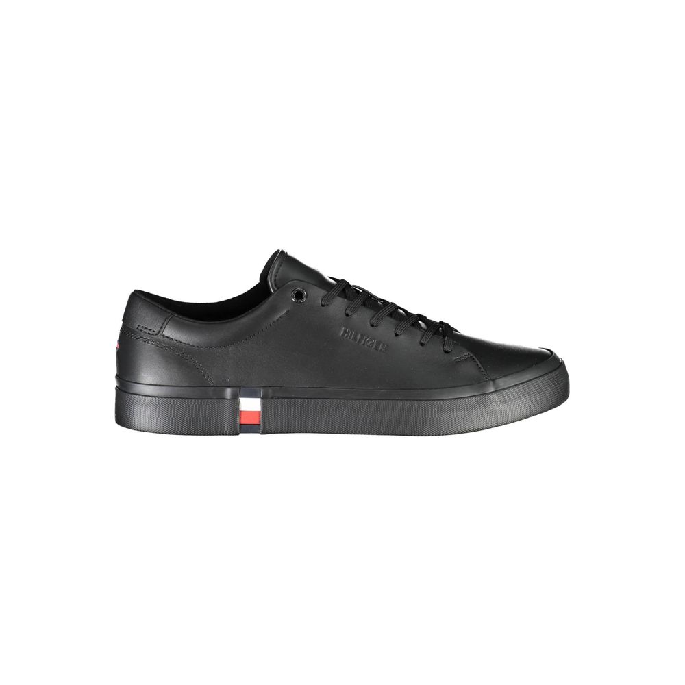 Black Polyester Sneaker