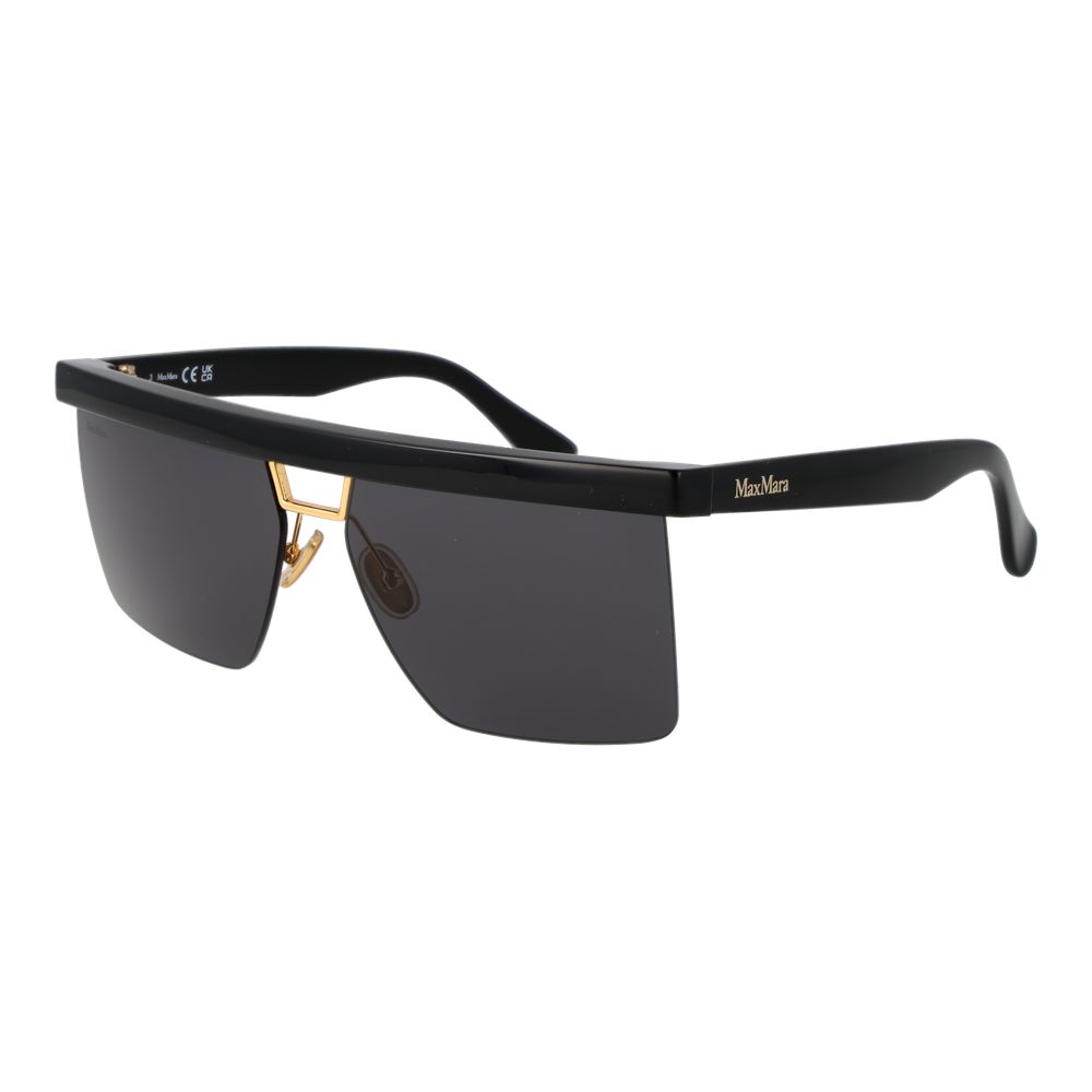 Black Stainless Steel Sunglasses