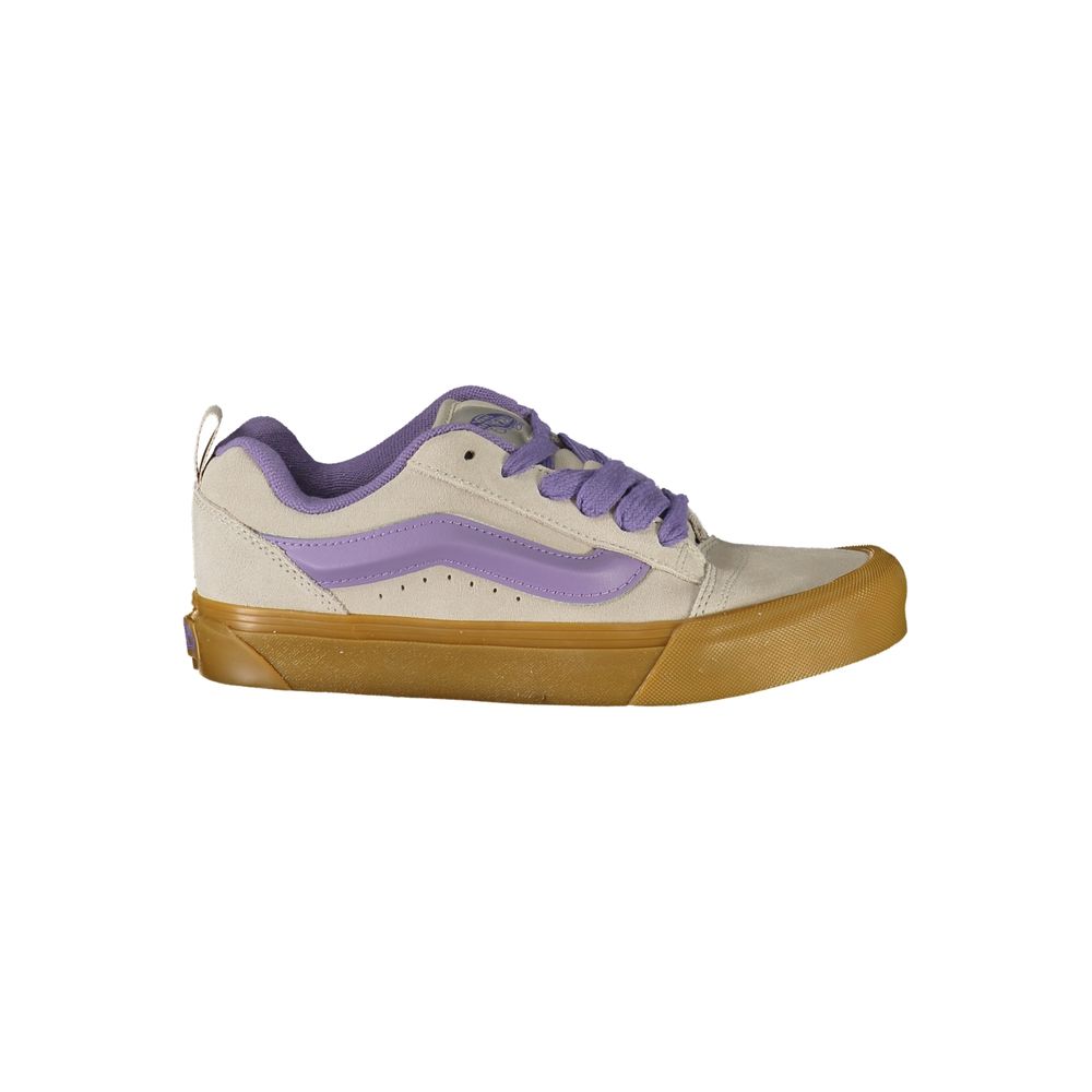 Gray Leather Women Sneaker