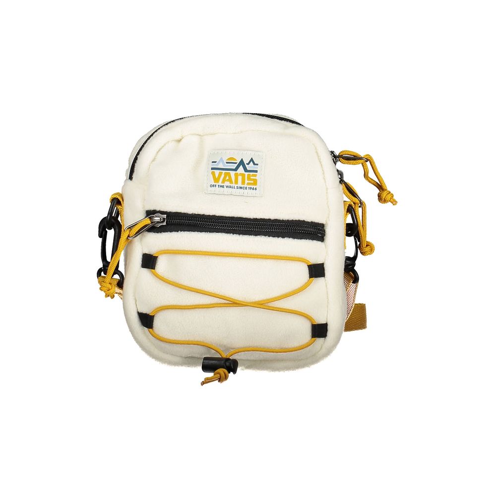 White Polyester Shoulder Bag