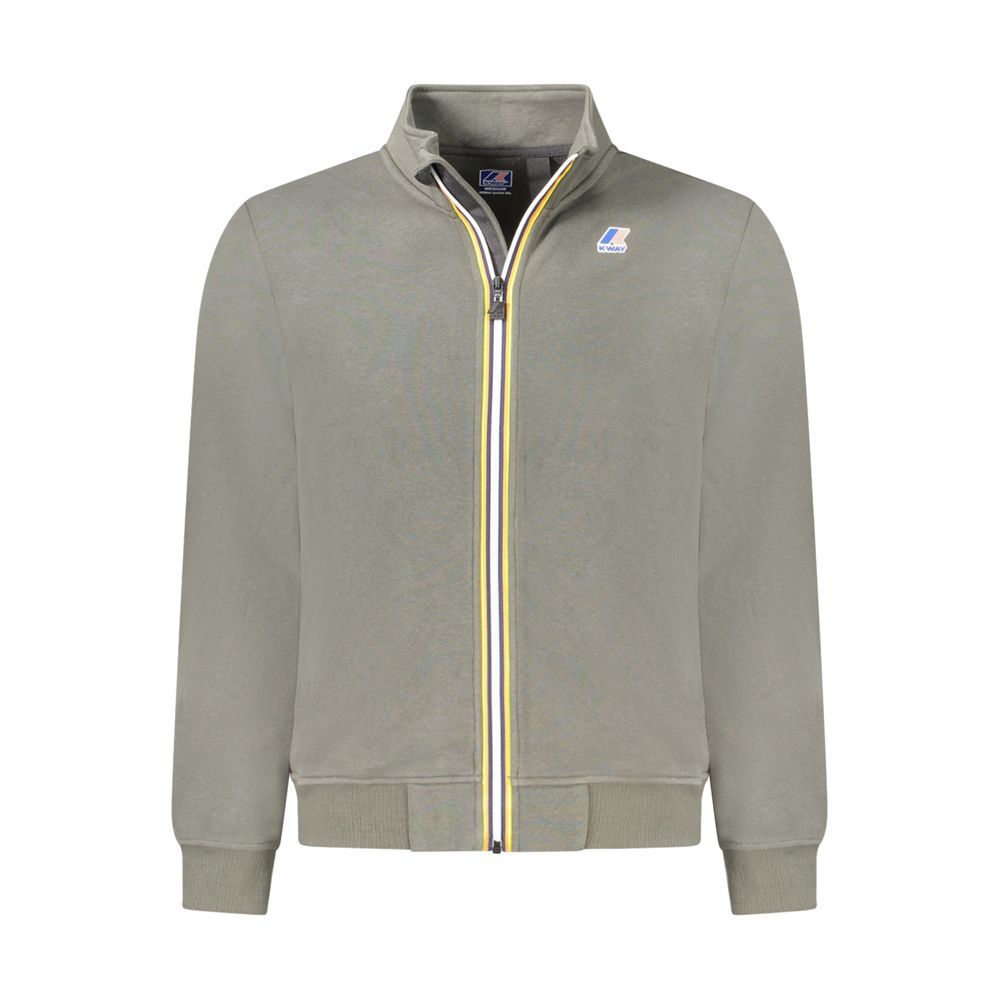 Green Cotton Men Sweater