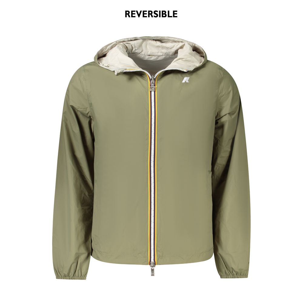 Green Recycled Nylon Men Jacket