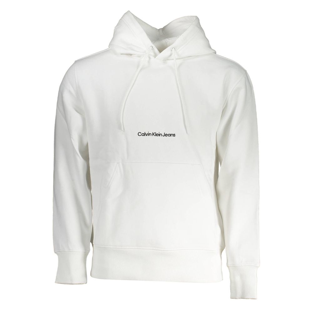 White Cotton Men's Sweatshirt