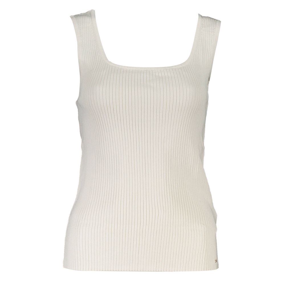 White Modal Tops & T-Shirt