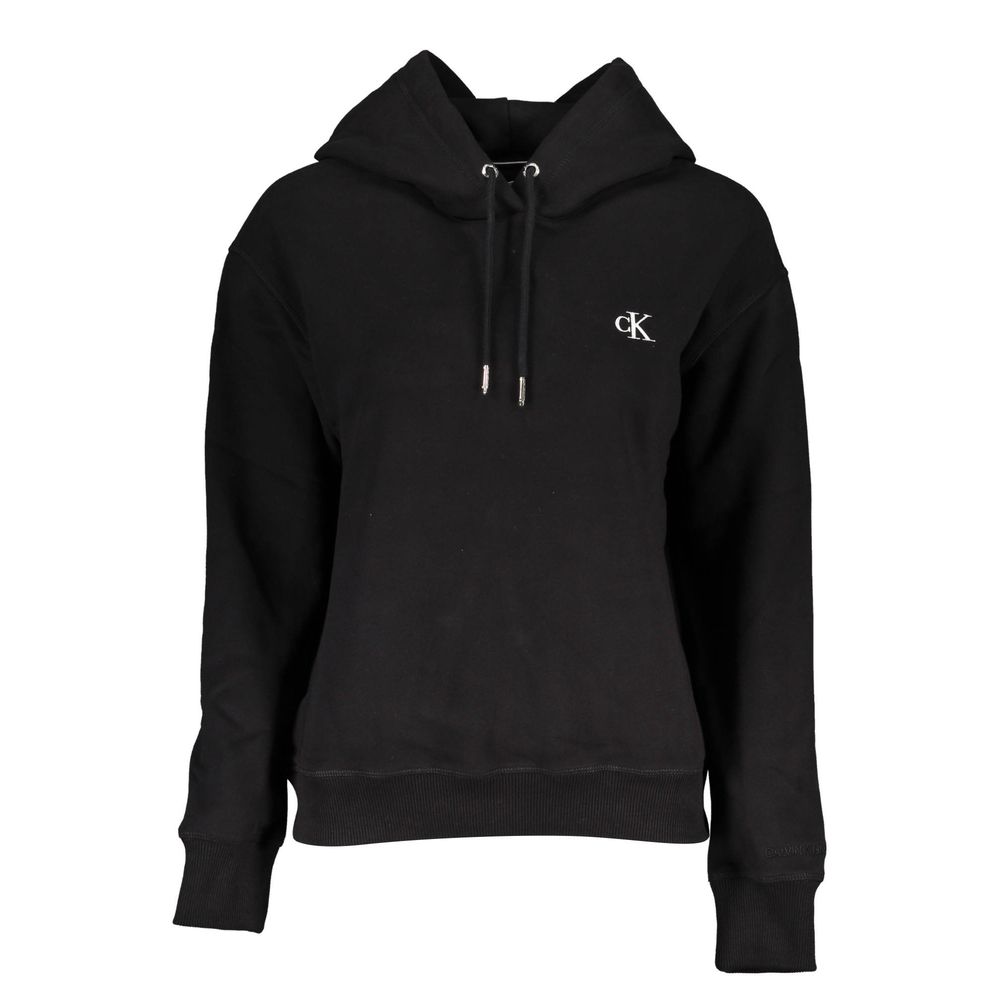 Black Cotton Women Sweater